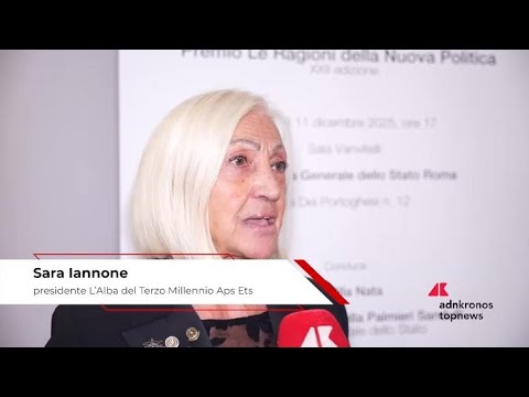 Iannone (L’Alba del Terzo Millennio): “Il Premio nato nel 1996 continua a difendere valori laici e