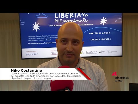 Malattie rare: Costantino (Cometa Asmme), ‘Libertà PHEnomenale mostra sfide dei pazienti con Pku’’