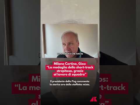 Milano Cortina, Gios: “La medaglia dello short-track strepitosa, grazie al lavoro di squadra”