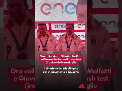 Oro collaudato: Ghiotto, Malfatti e Giovannini fanno il crash test (ironico) delle medaglie