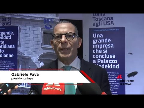 Palazzo Wedekind: Fava (Inps), ‘Paese invecchia, previdenza deve parlare con giovani’